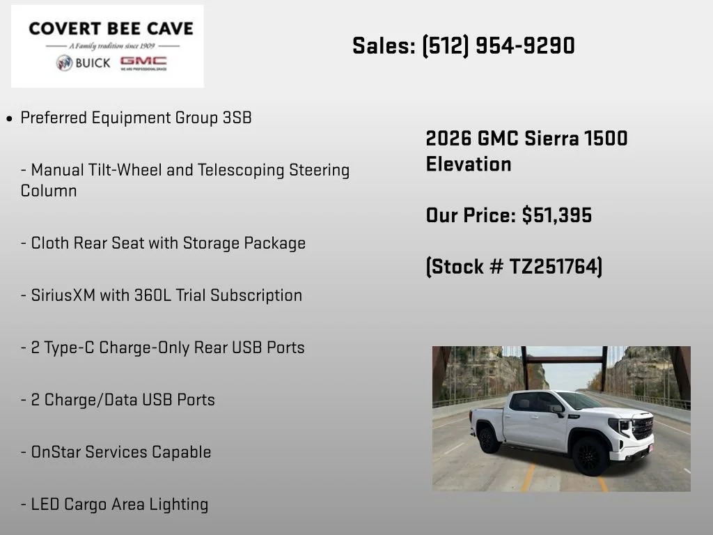 New 2026 Summit White GMC Elevation image 18