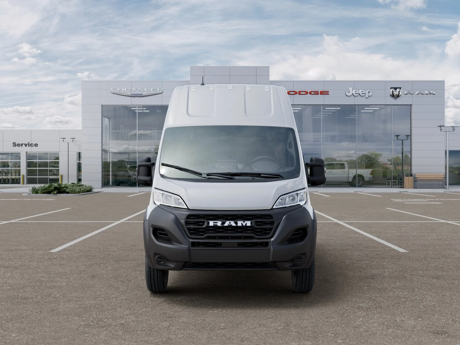 New 2026 Bright White Clearcoat RAM Super High Roof image 33