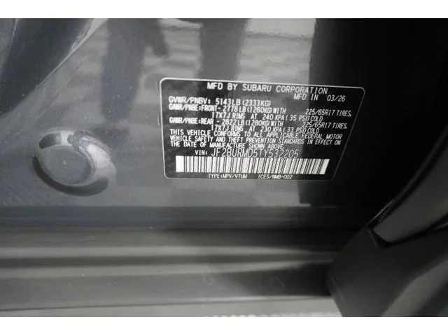 New 2026 MAGNETITE GRAY METALLIC Subaru Wilderness image 12