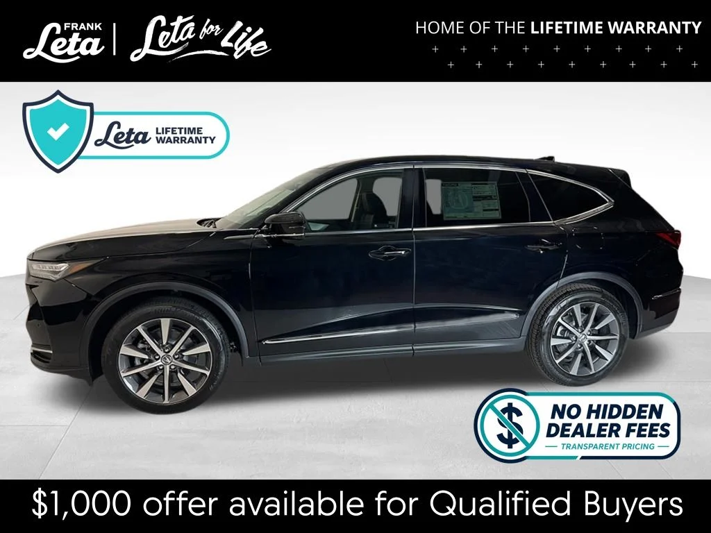 New 2026 Majestic Black Pearl Acura Technology Package image 2