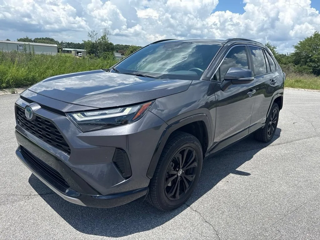 Used 2022 Magnetic Gray Metallic Toyota Hybrid SE image 7