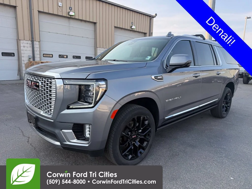 Used 2022 Satin Steel Metallic GMC Denali image 3