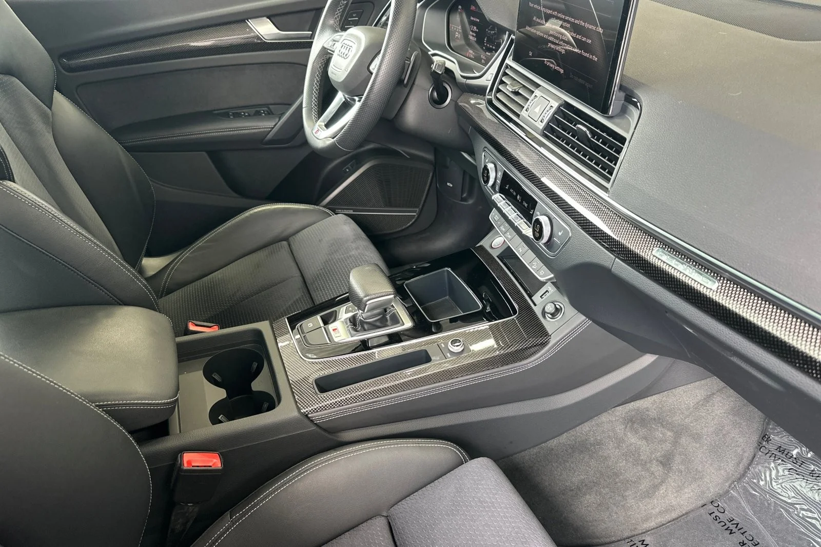 Used 2023 BLACK METALLIC Audi Premium Plus image 15