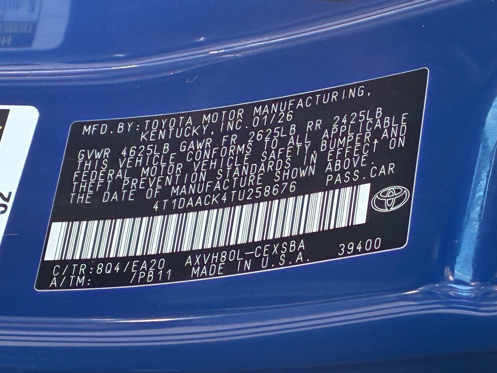 Used 2026 Blue Toyota SE image 33