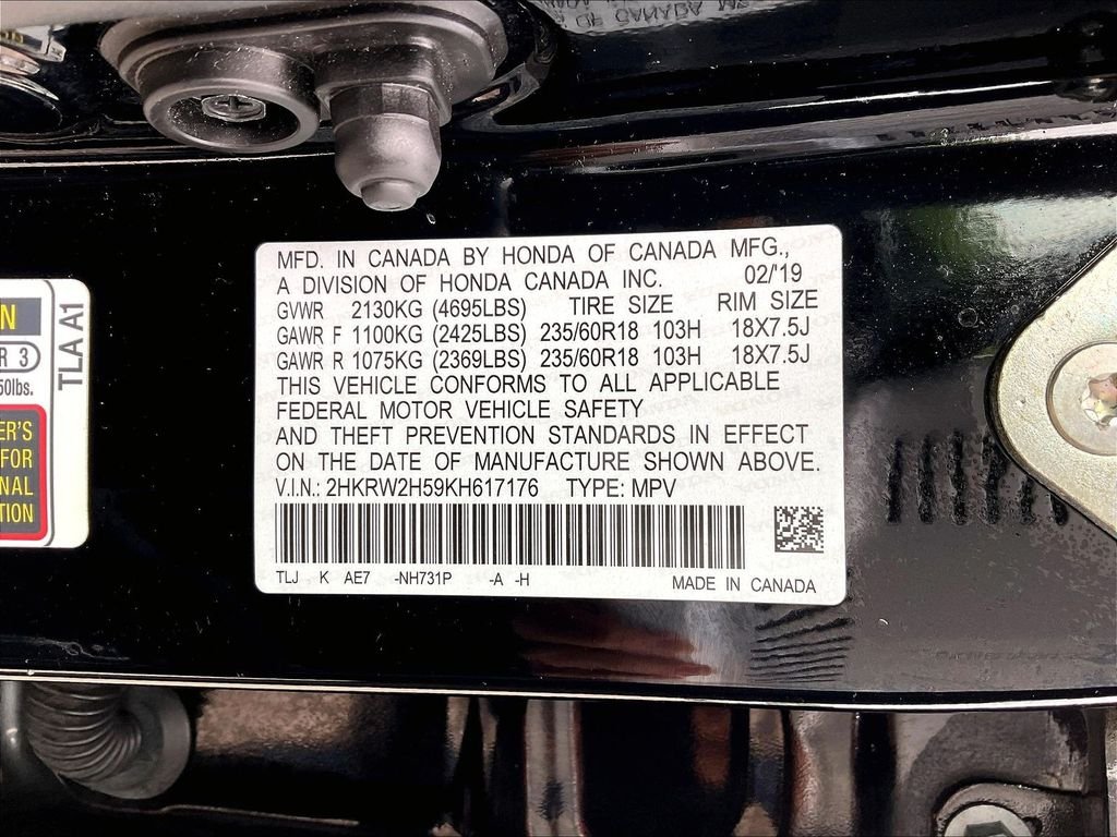 Used 2019 Black Honda EX image 36