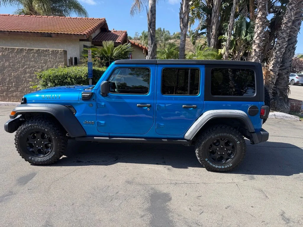 Used 2023 Blue Jeep Willys 4xe image 8
