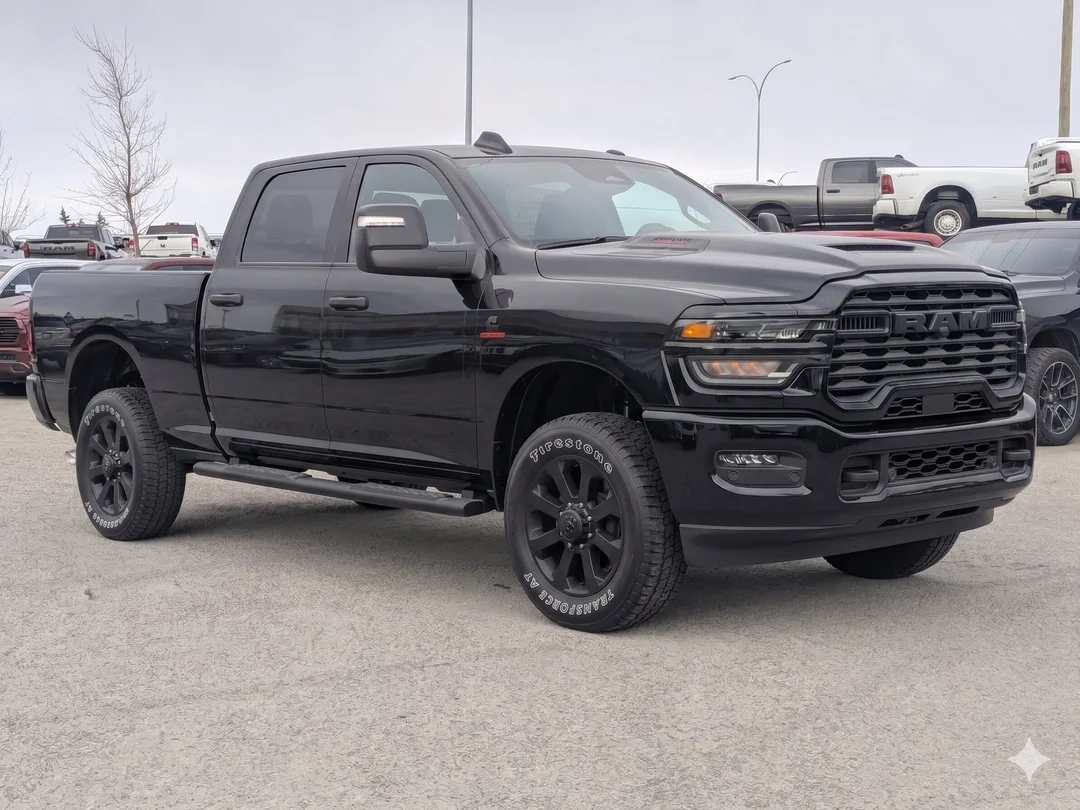 New 2026 Black RAM Black Express - - 6.7L Cummins HO  - Pkg 24C  - 5th Wheel/Gooseneck Prep  - 20 Black Wheels & More! image 2