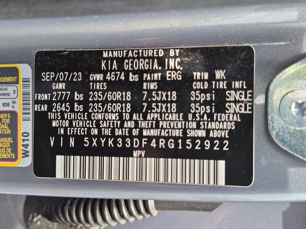 Used 2024 Silver Kia EX image 32