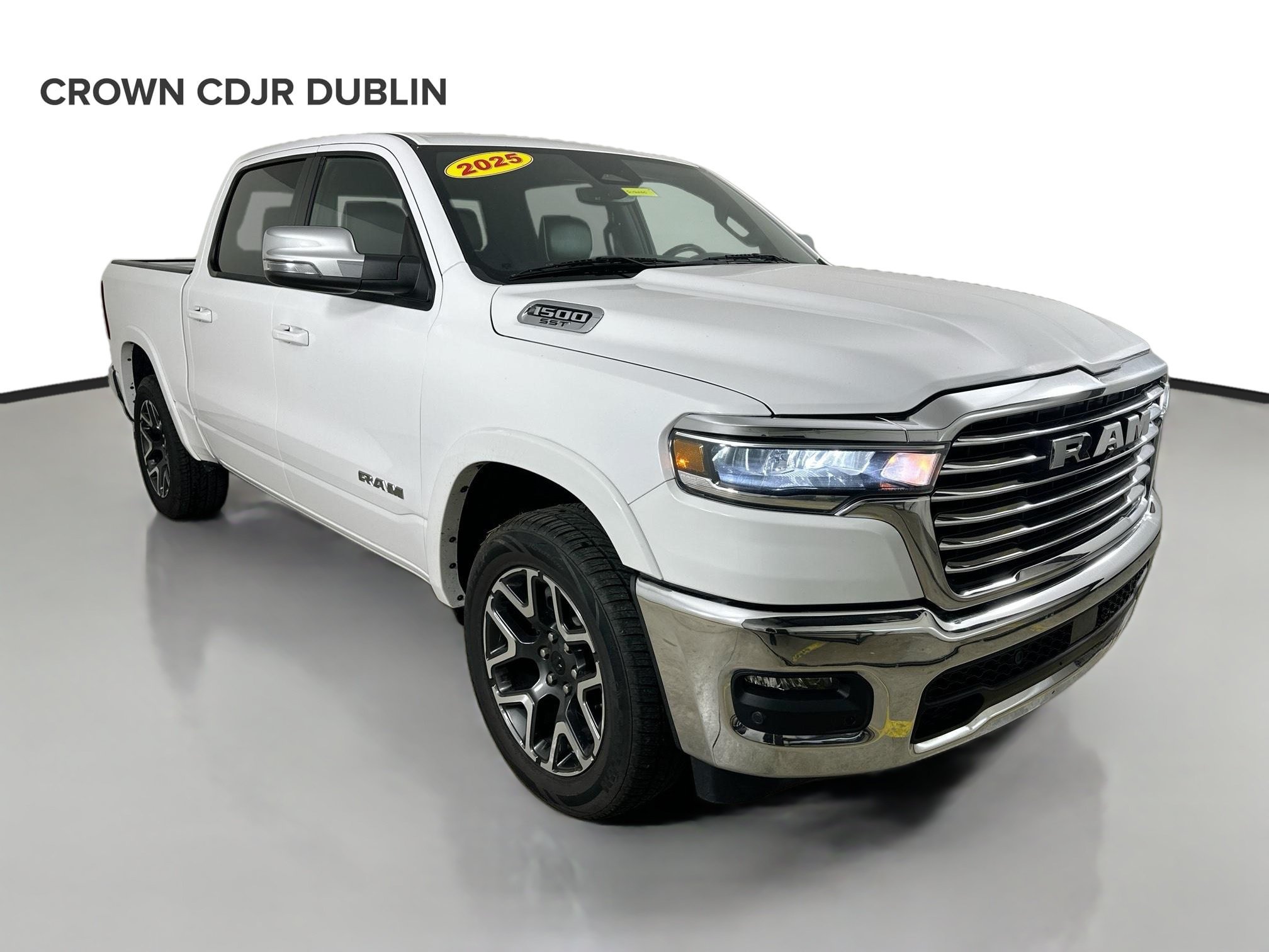 Used 2025 Bright White Clearcoat Ram Laramie image 3