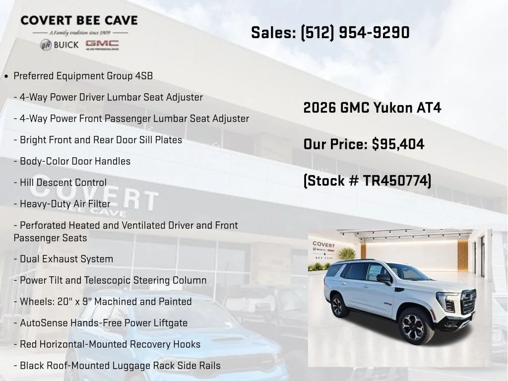 New 2026 Summit White GMC AT4 image 6