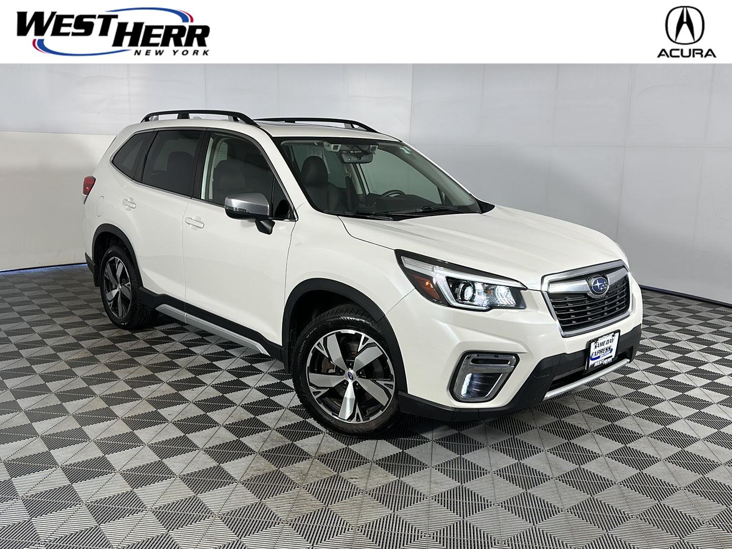 Used 2020 Crystal White Pearl Subaru Touring image 1