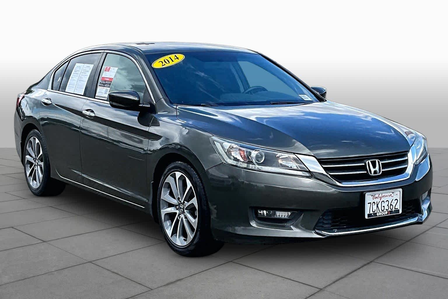 Used 2014 Honda Accord Sport with VIN 1HGCR2F56EA036473 for sale in Folsom, CA
