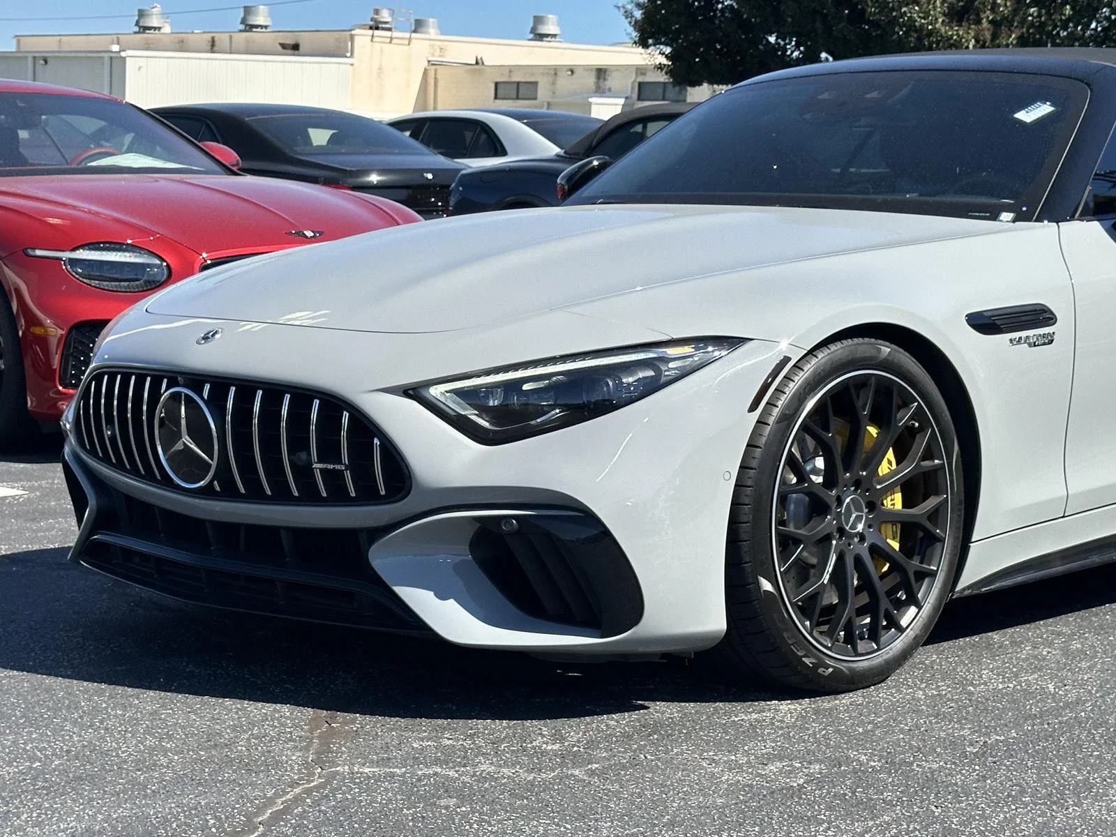 Used 2022 MANUFAKTUR Alpine Grey Mercedes-Benz AMG® SL 55 image 52