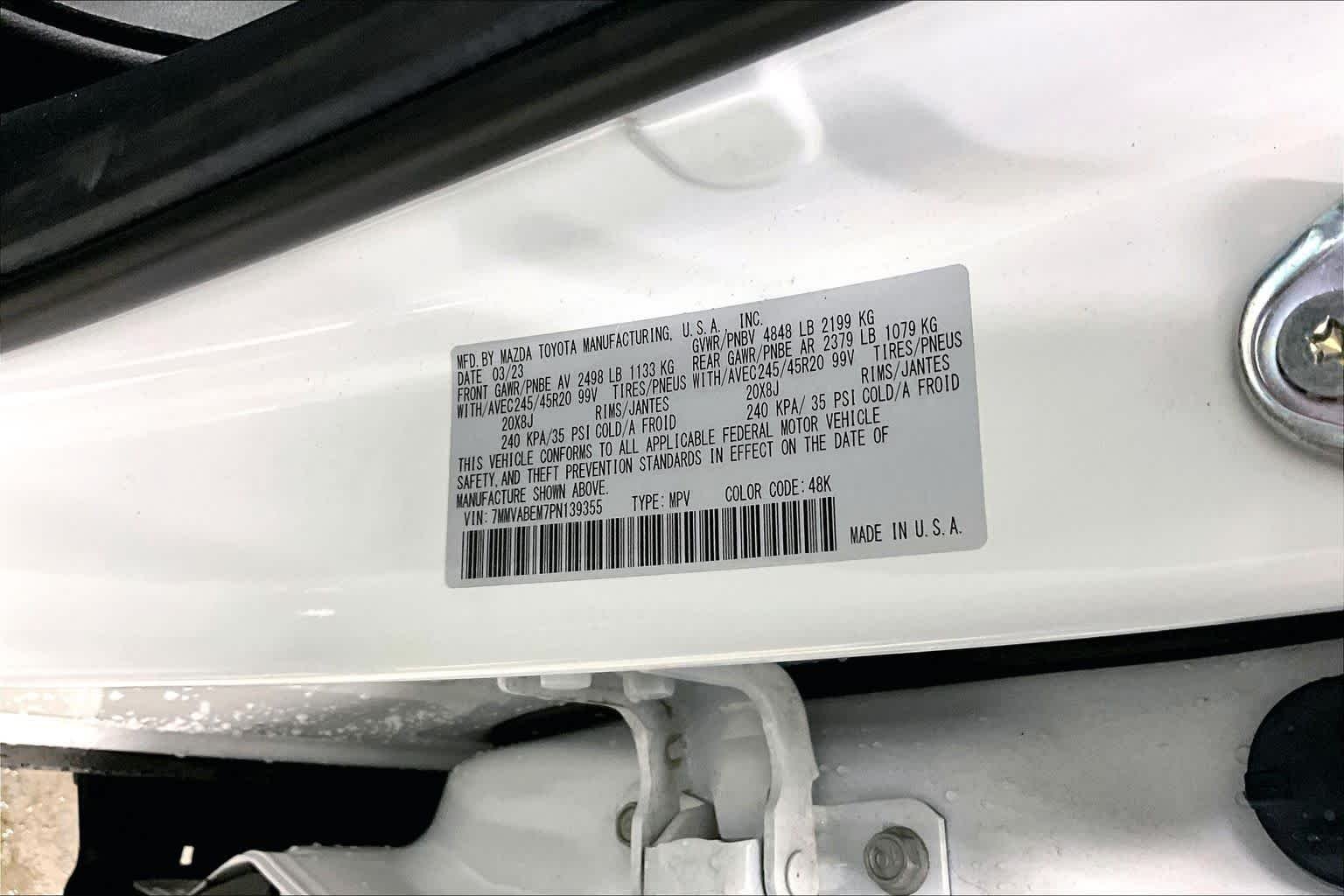 Used 2023 Wind Chill Pearl Mazda 2.5 S Premium Plus Package image 34