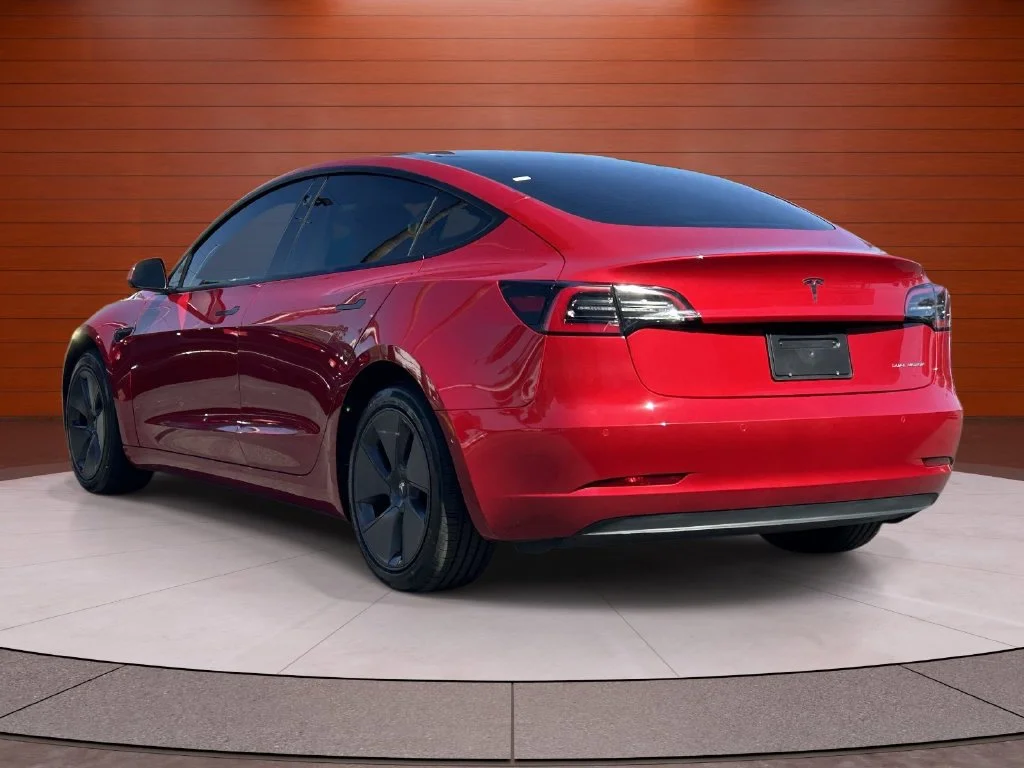 Used 2022 Red Multi-Coat Tesla Long Range image 2