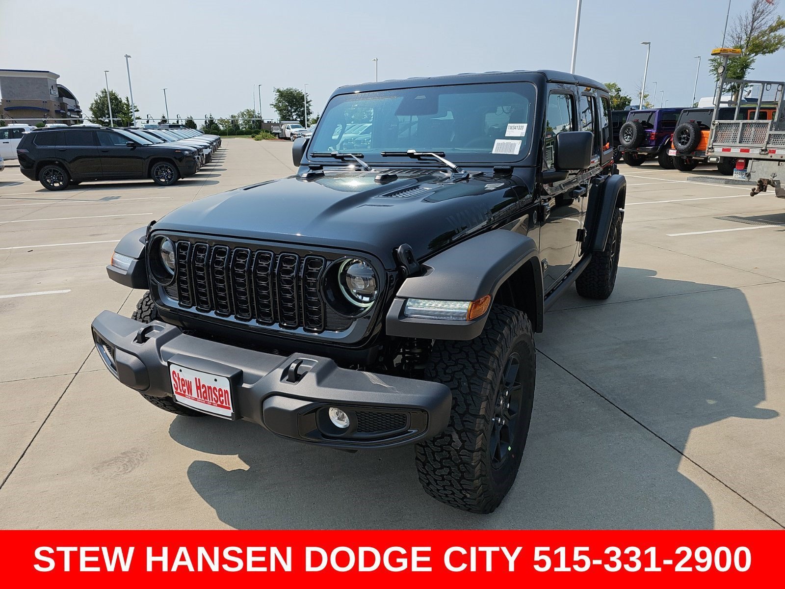 New 2026 Black Clearcoat Jeep Willys image 1