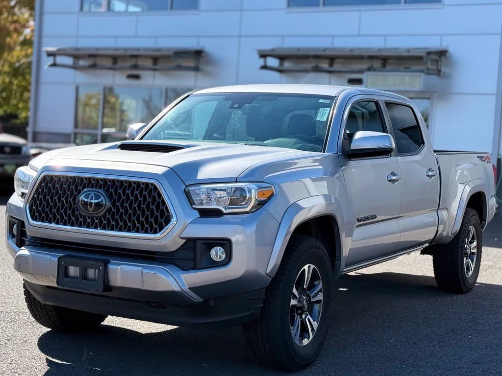 Used 2018 Silver Sky Metallic Toyota TRD Sport image 1