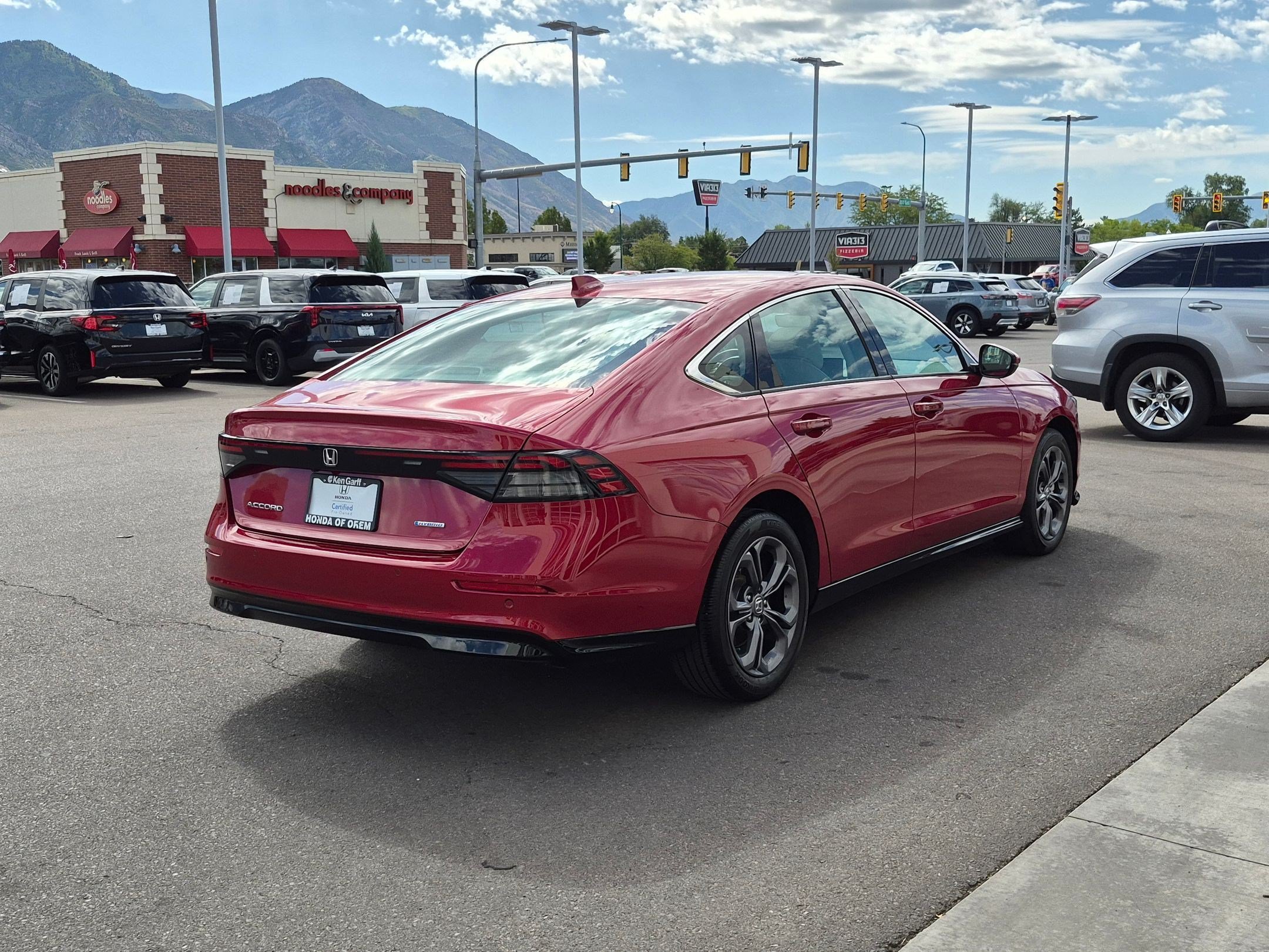 Certified Used 2024 Radiant Red Metallic Honda EX-L image 3