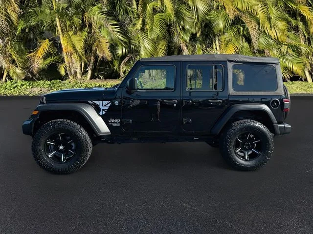 Used 2021 Black Jeep Unlimited Sport S image 8