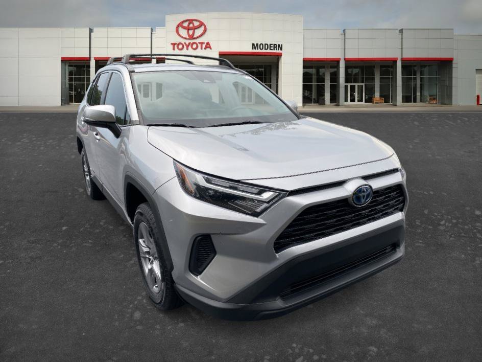 Used 2022 Silver Sky Metallic Toyota Hybrid XLE image 3