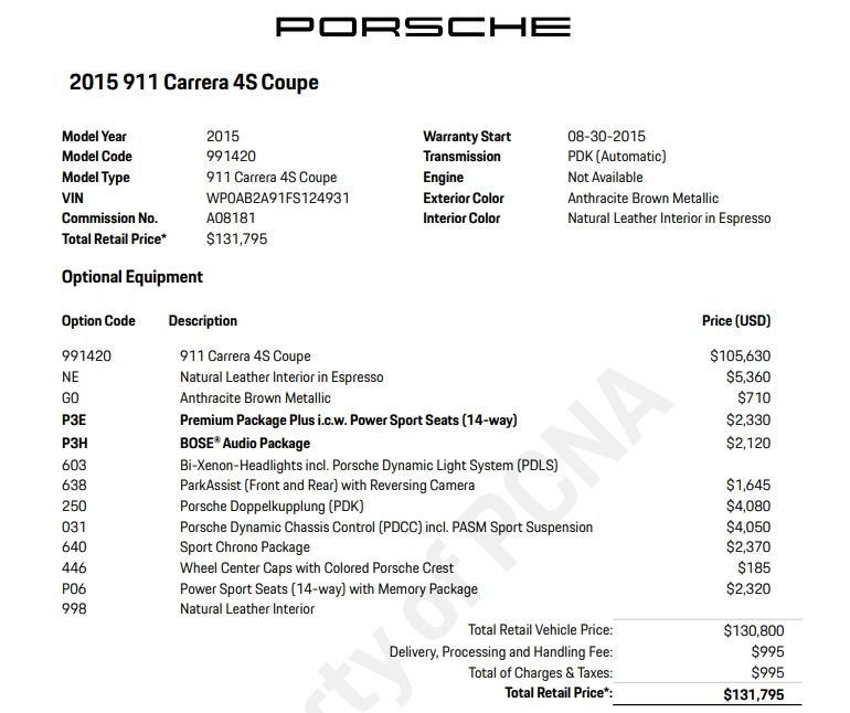 2015 Porsche 911 Carrera S - Photo 3