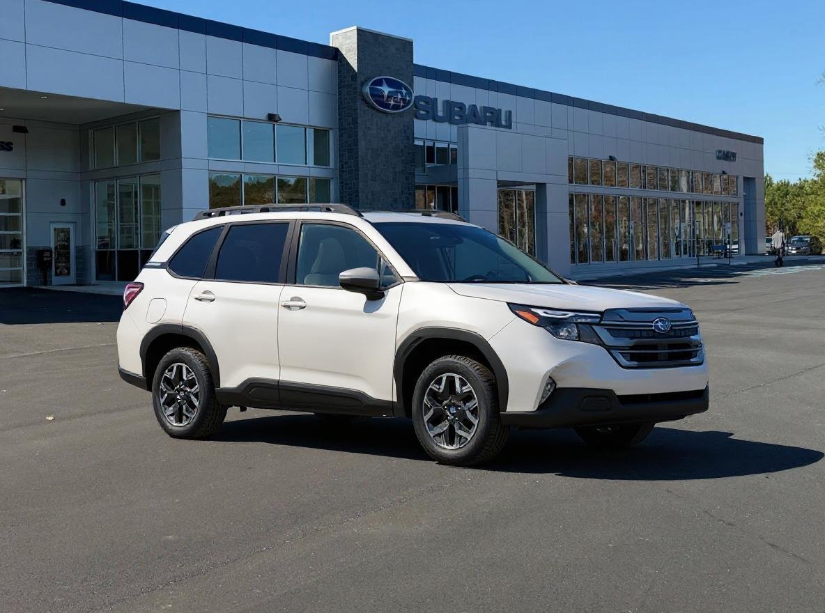 New 2026 CRYSTAL WHITE PEARL Subaru Premium image 1