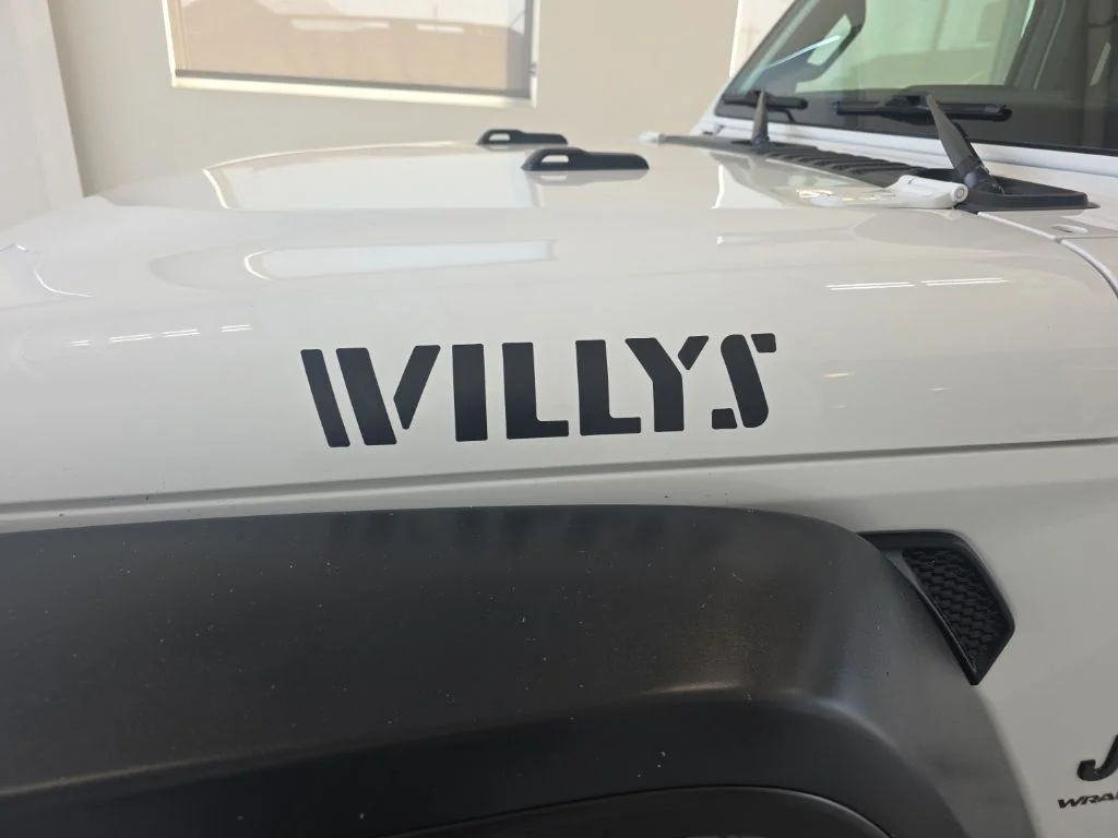 Used 2024 Bright White Clearcoat Jeep Willys image 4