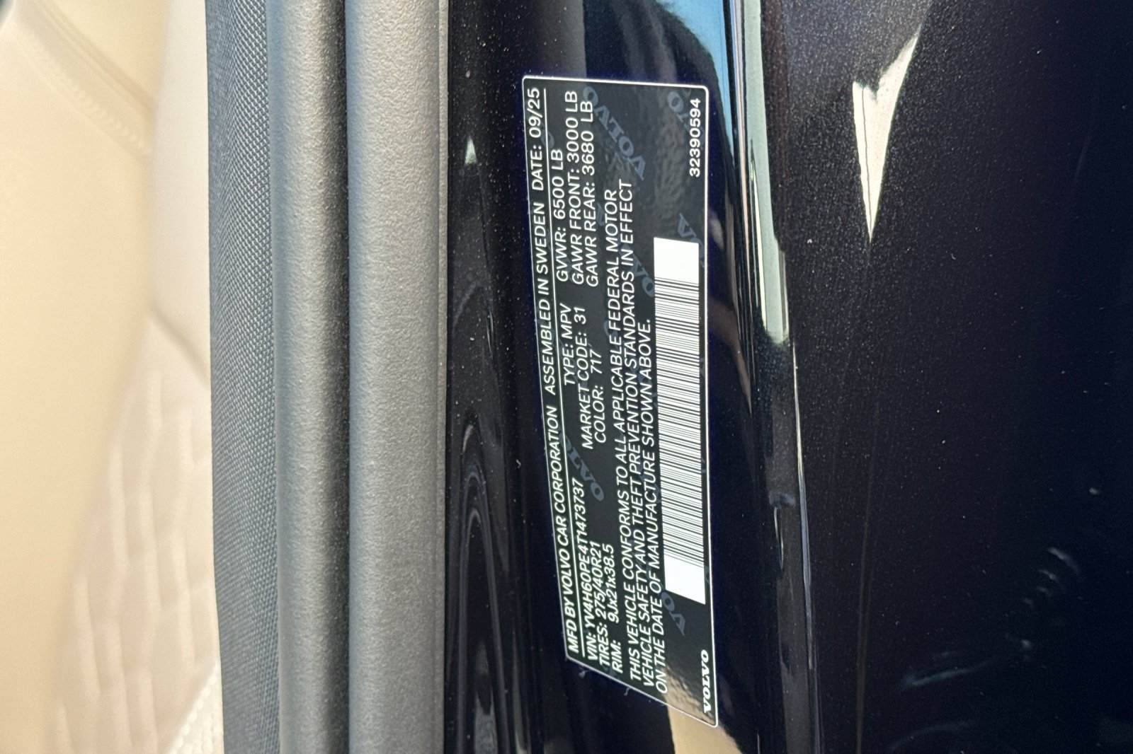 Used 2026 Black Volvo T8 Plus image 35