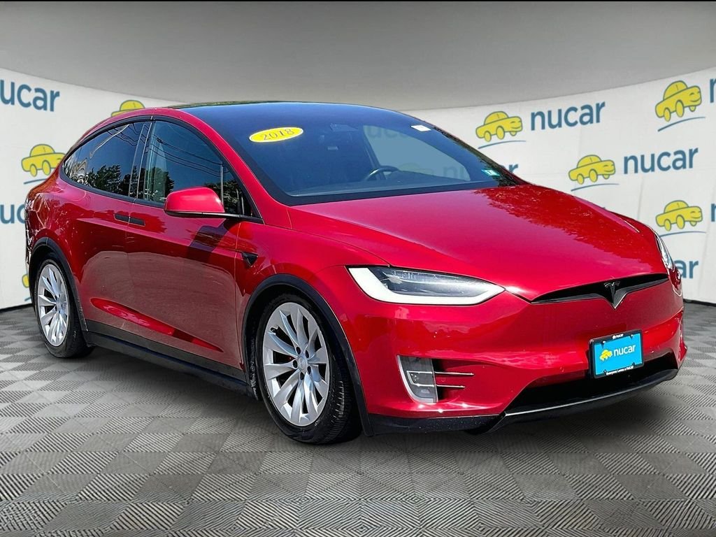 Used 2018 Red Tesla P100D image 1
