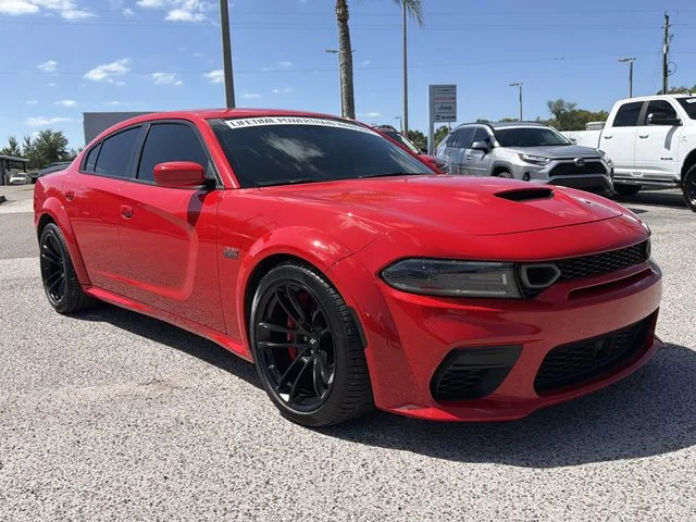 Used 2022 Red Dodge R/T Scat Pack Widebody image 2