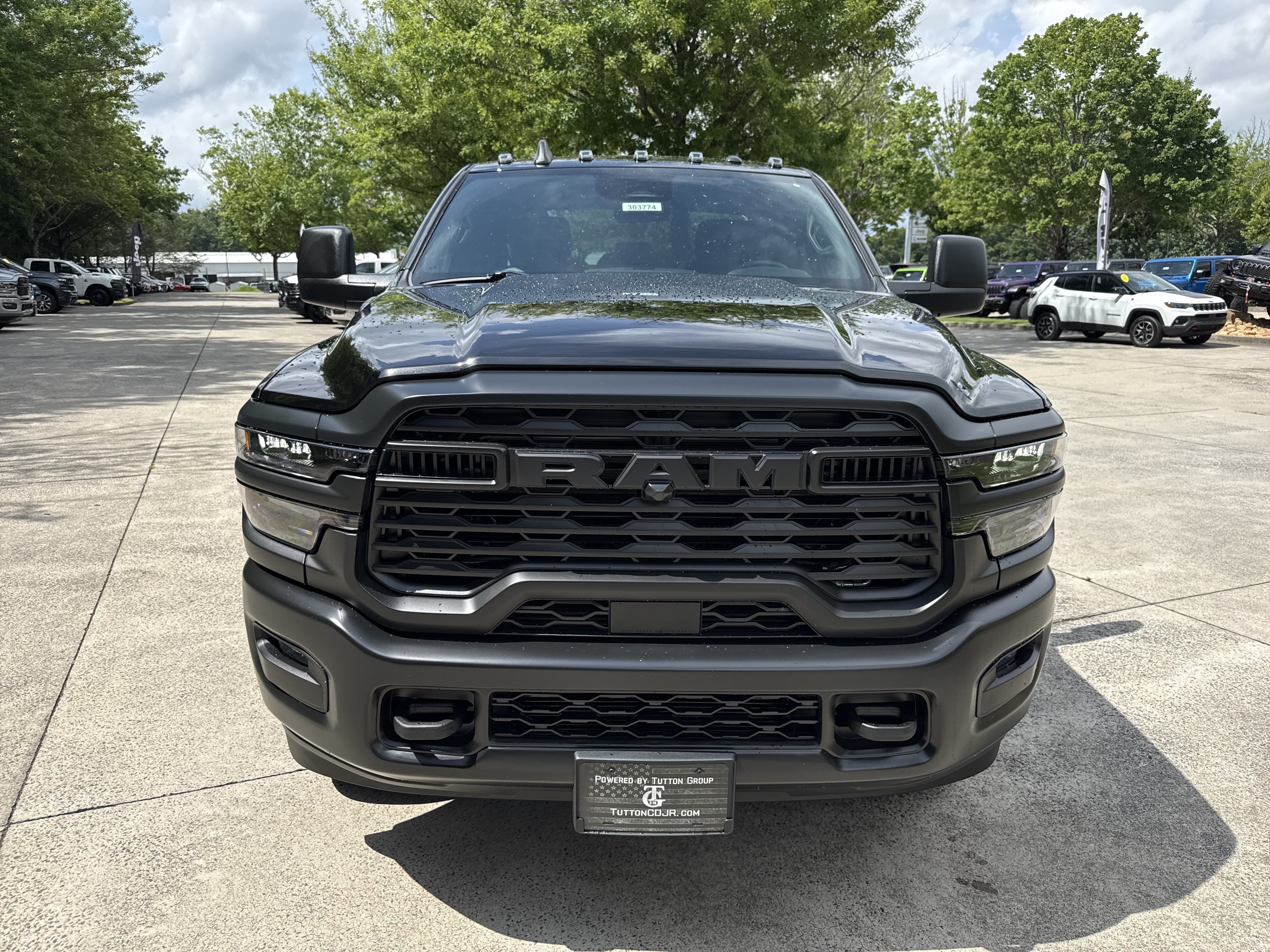 New 2026 Diamond Black Crystal Pearlcoat RAM Tradesman image 2