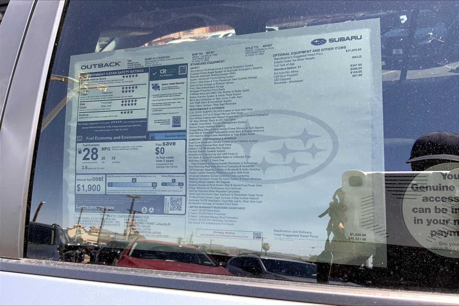 Certified Used 2025 Ice Silver Metallic Subaru Onyx Edition image 20