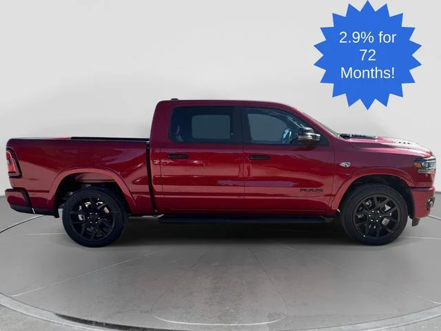 New 2026 Molten Red Pearl-Coat Exterior Paint RAM Laramie image 2