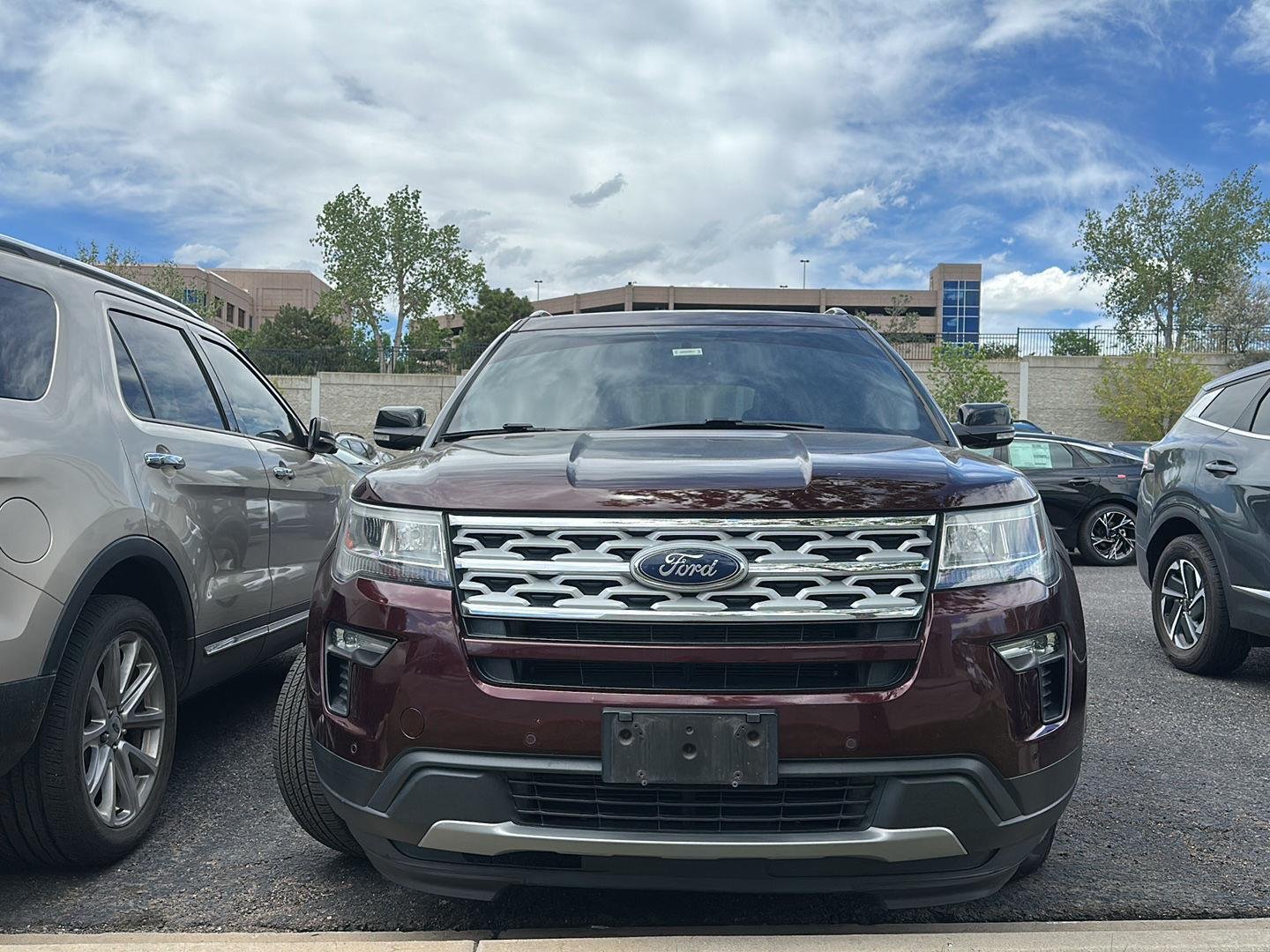 Used 2018 Burgundy Velvet Metallic Tinted Clearcoat Ford XLT image 2
