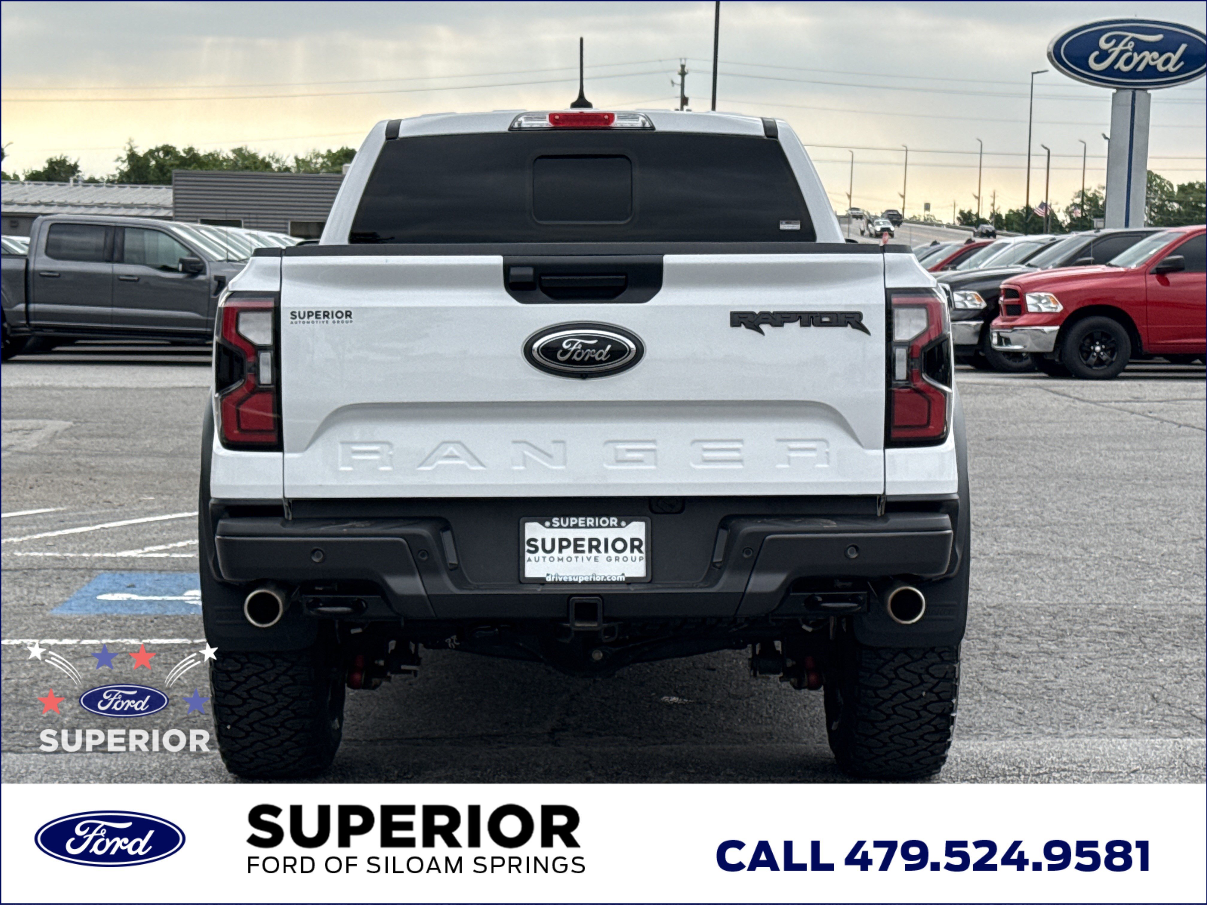Used 2025 Oxford White Clearcoat Ford Raptor 4WD image 5
