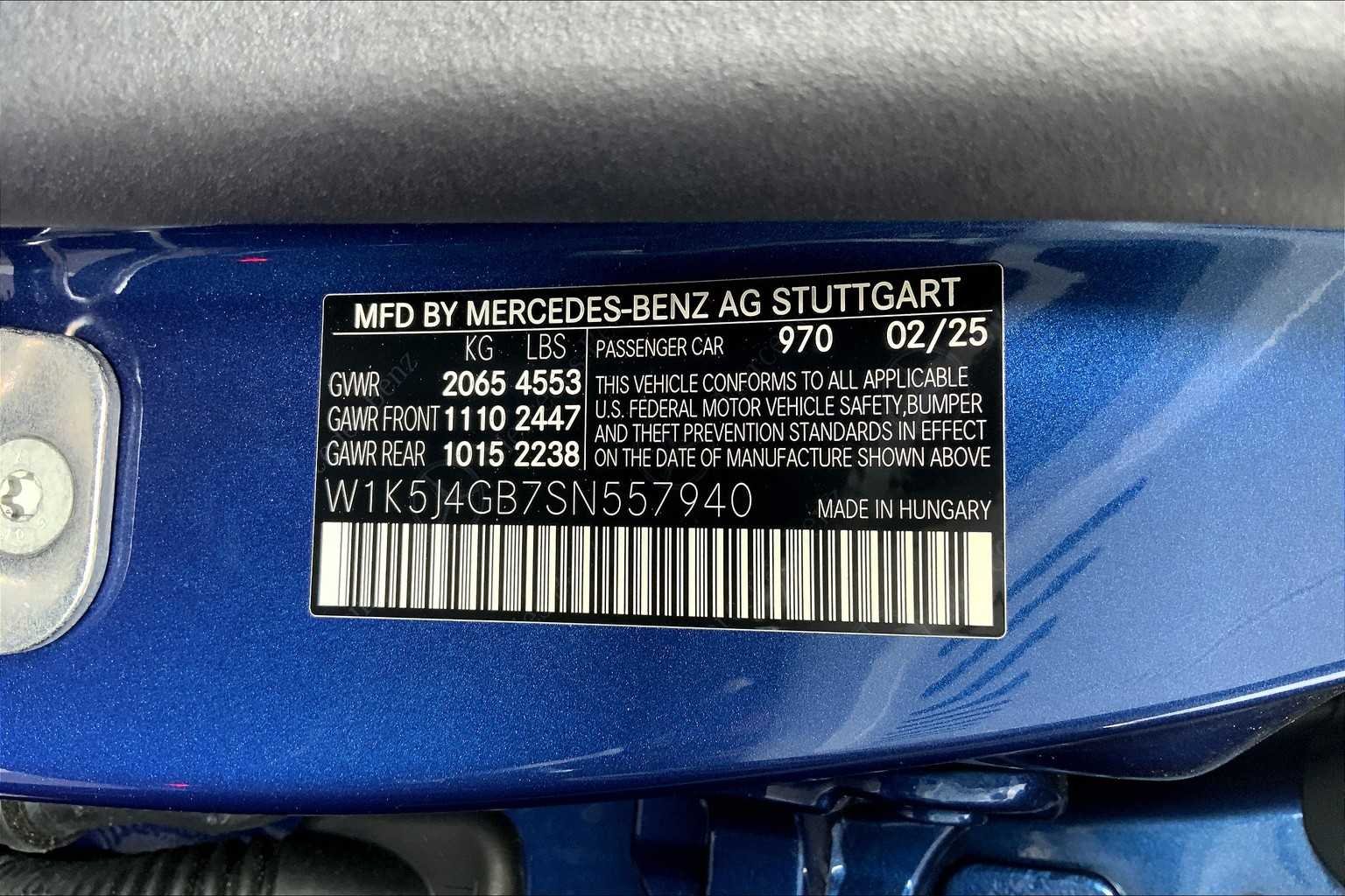 Used 2025 Starling Blue Metallic Mercedes-Benz CLA 250 image 16