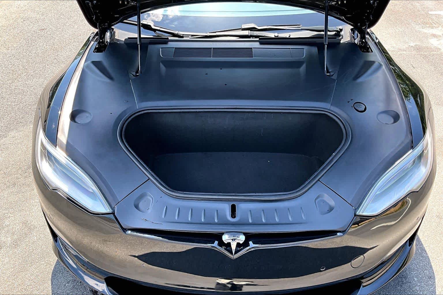 Used 2021 Solid Black Tesla Plaid image 31