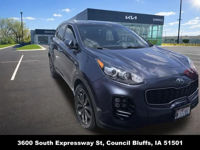 Used 2019 Blue Kia EX image 3