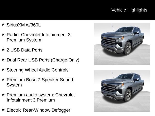 Used 2024 Sterling Gray Metallic Chevrolet High Country image 7