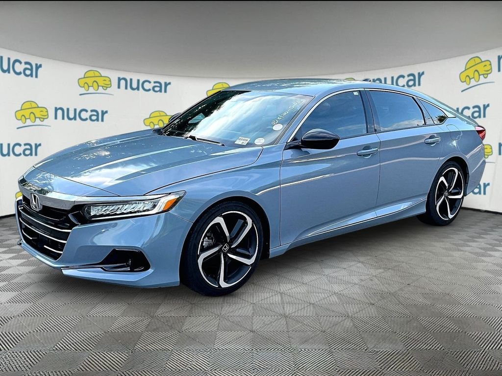 Used 2021 Gray Honda Sport image 3