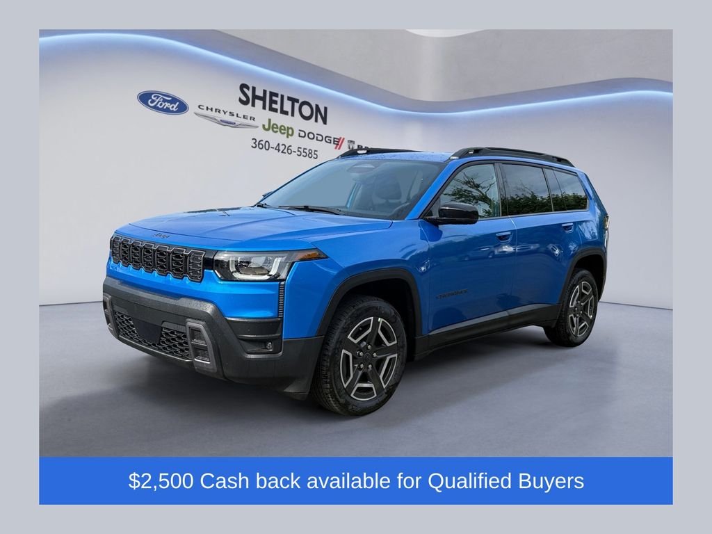 New 2026 Hydro Blue Pearl-Coat Exterior Paint Jeep Limited image 1
