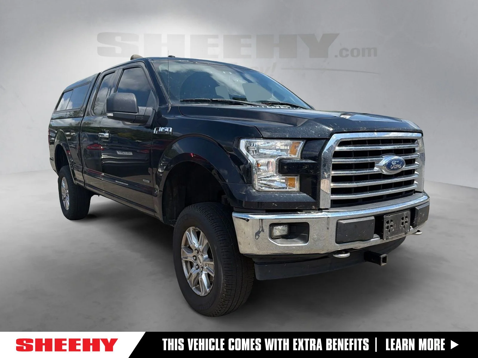 Used 2017 Shadow Black Ford XLT image 1