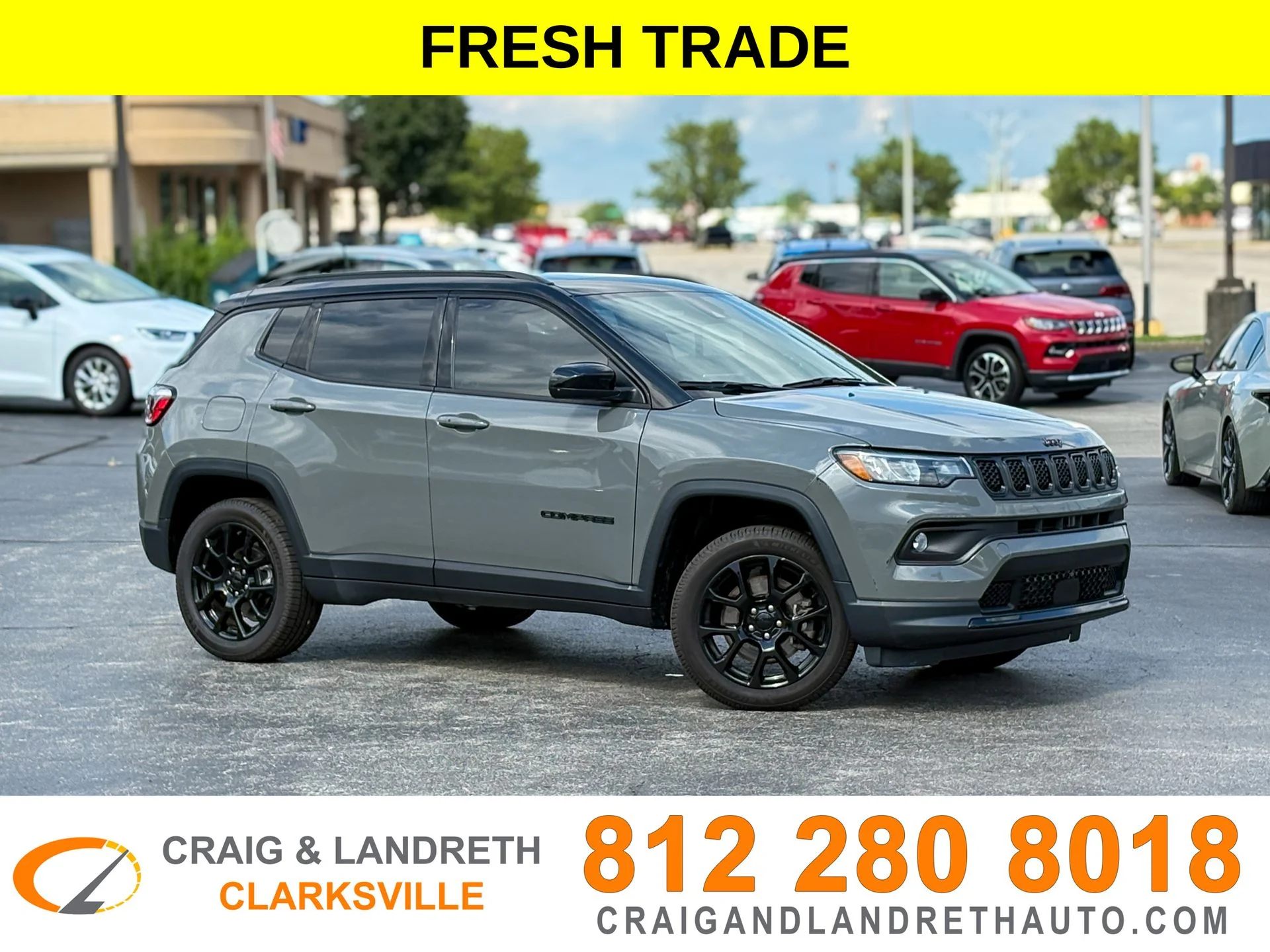 Used 2023 Gray Jeep Altitude image 1