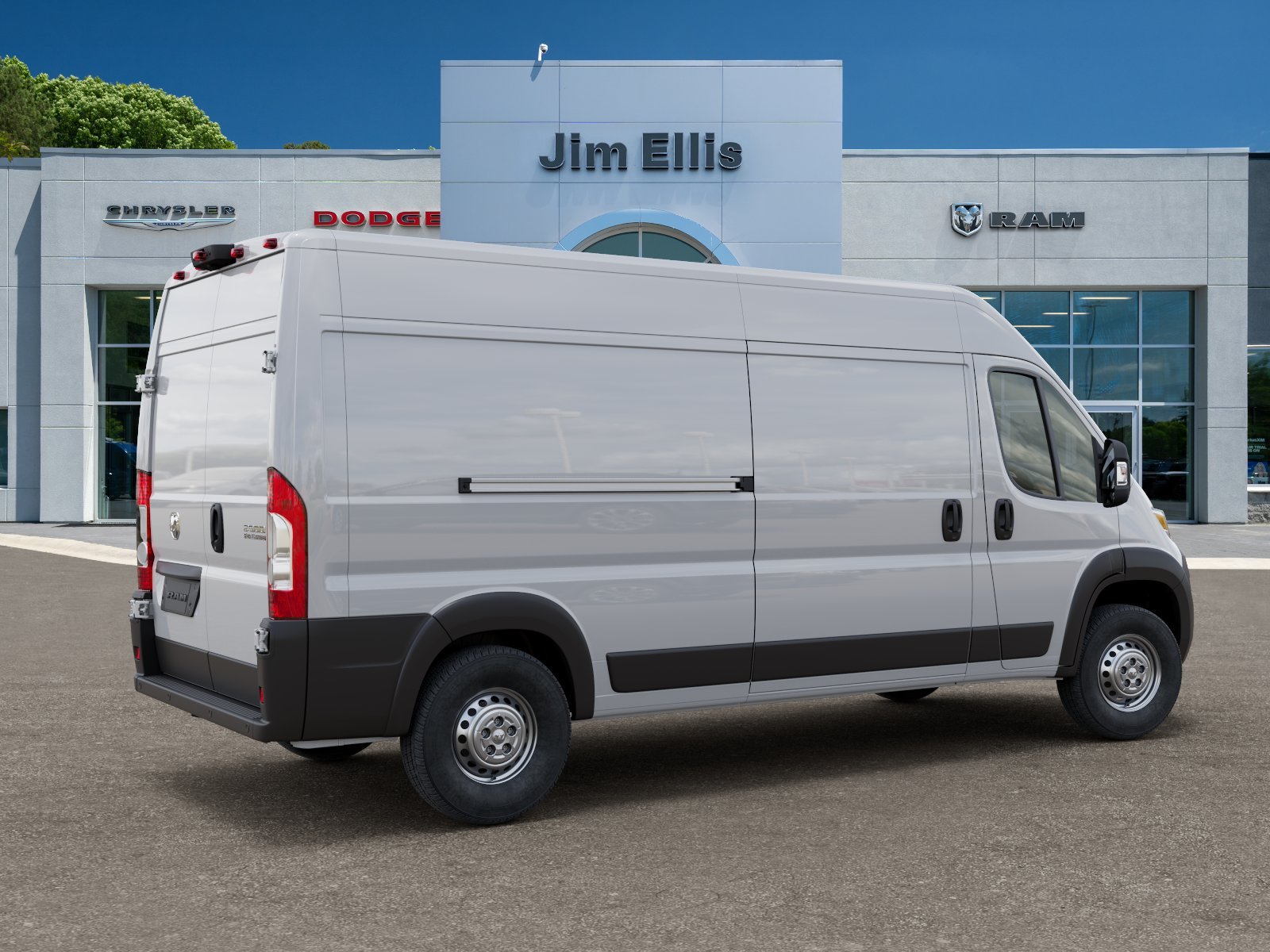New 2026 Bright White Clear-Coat Exterior Paint RAM Tradesman image 30