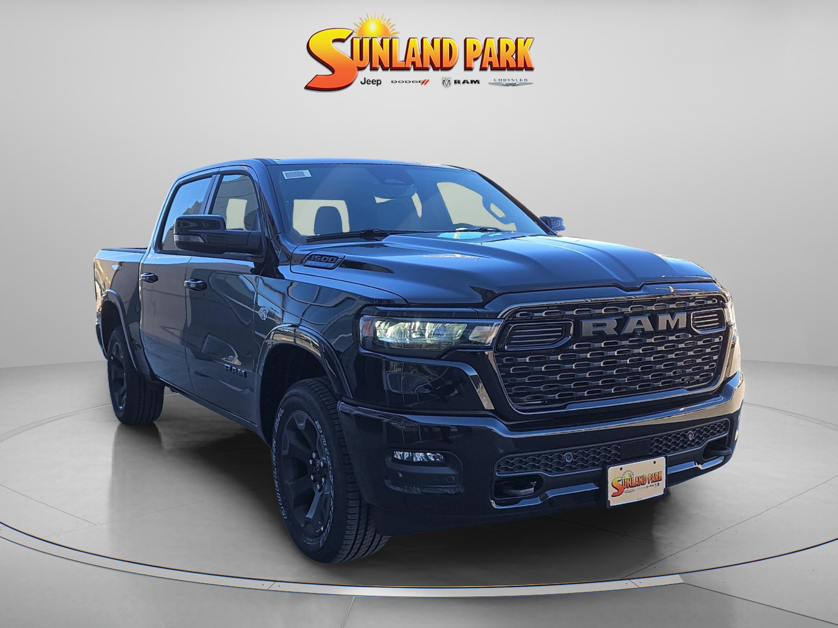 New 2026 Diamond Black Crystal Pearl-Coat Exterior Paint RAM Lone Star image 1