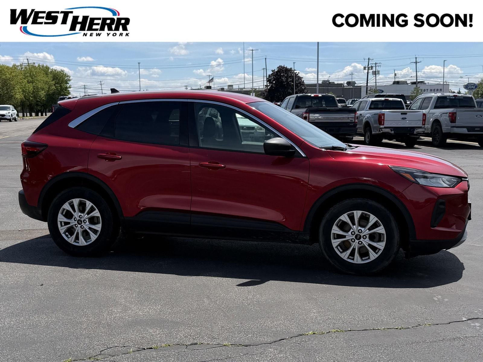Used 2023 Rapid Red Metallic Tinted Clearcoat Ford Active image 1