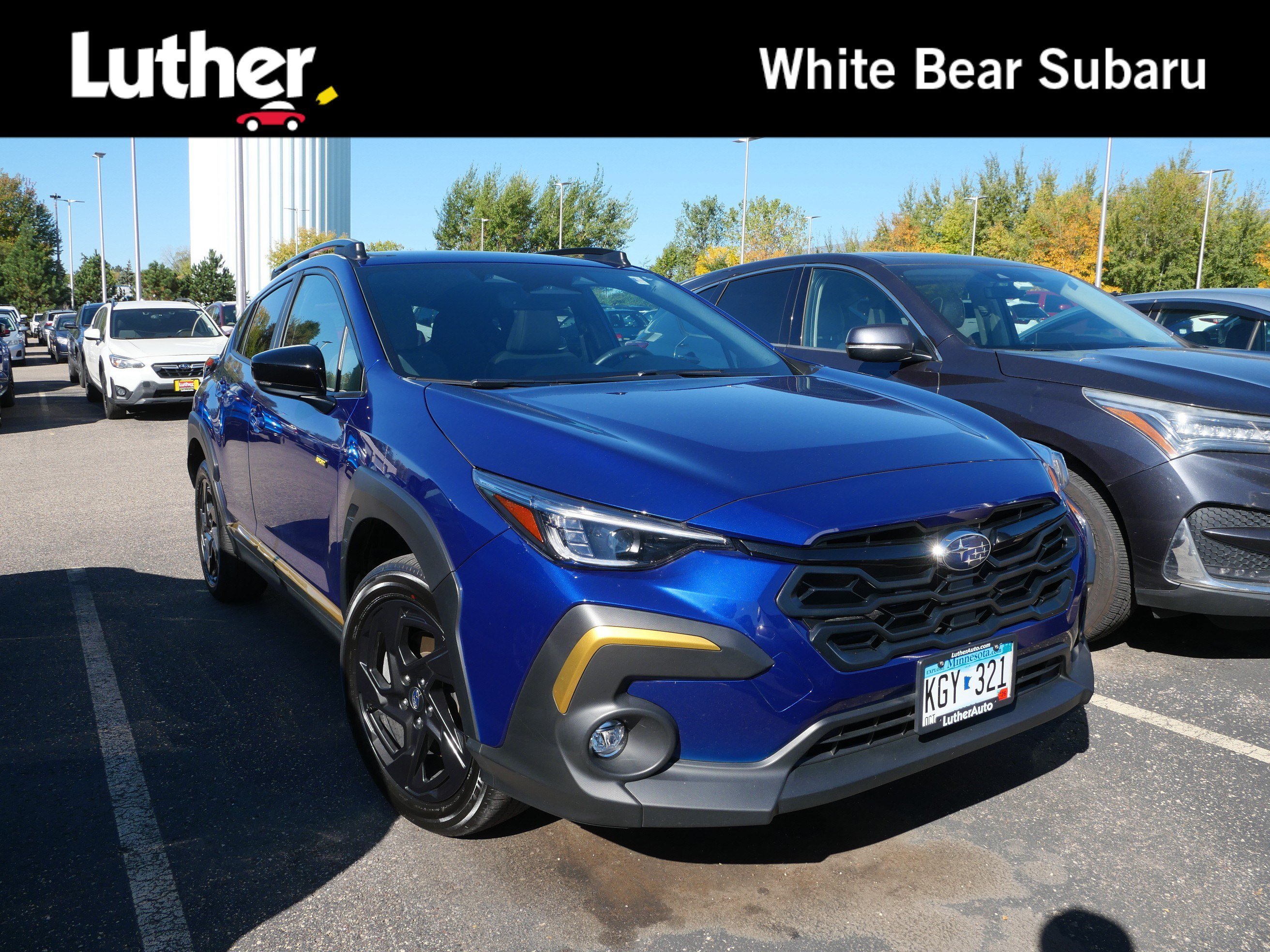 Certified Used 2024 Sapphire Blue Pearl Subaru Sport image 1