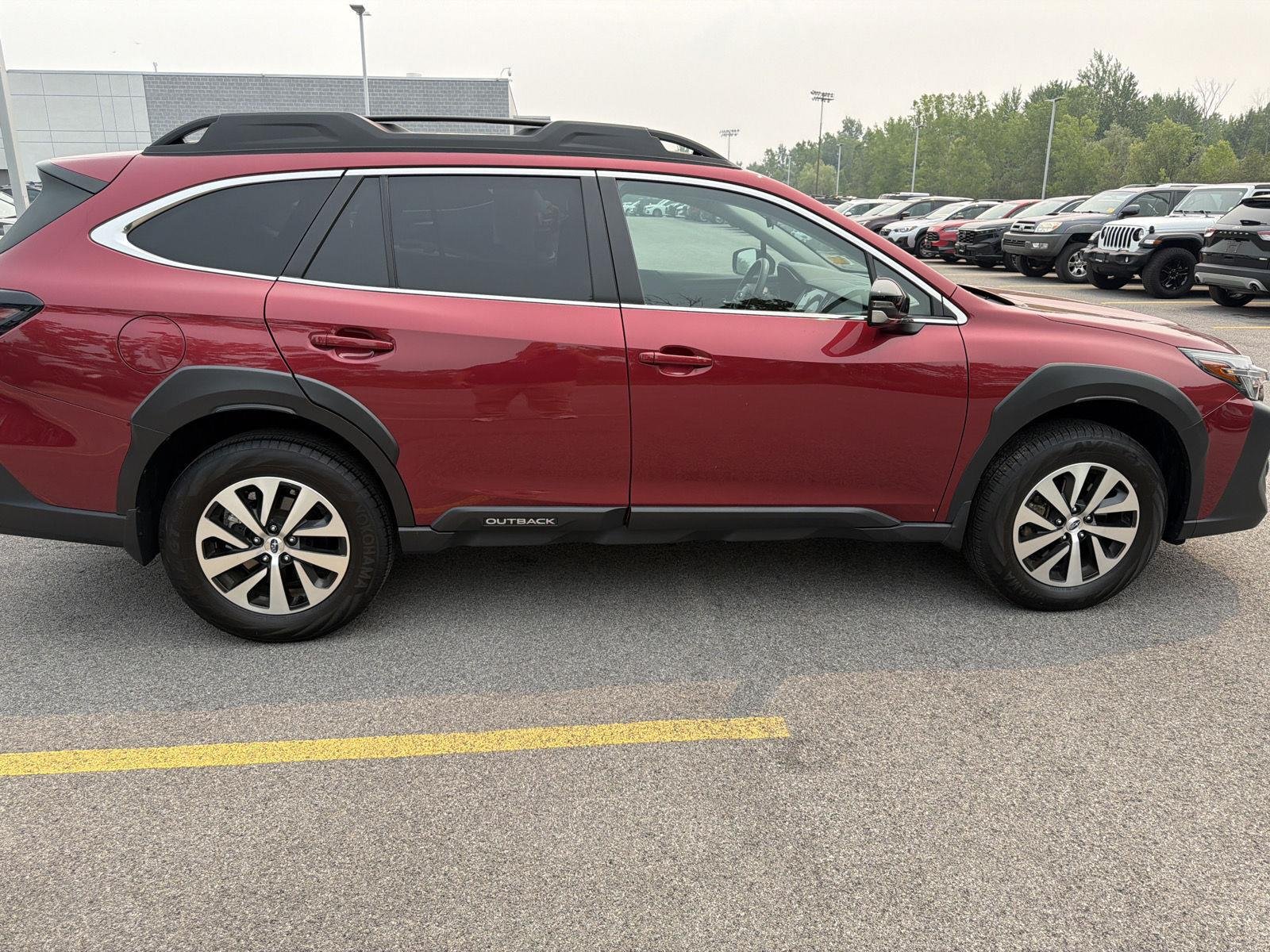 Certified Used 2025 Crimson Red Pearl Subaru Premium image 8