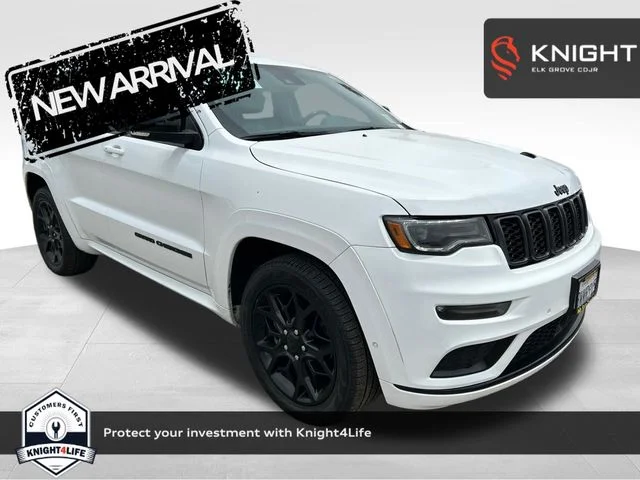 Used 2021 Bright White Clearcoat Jeep Limited X image 1