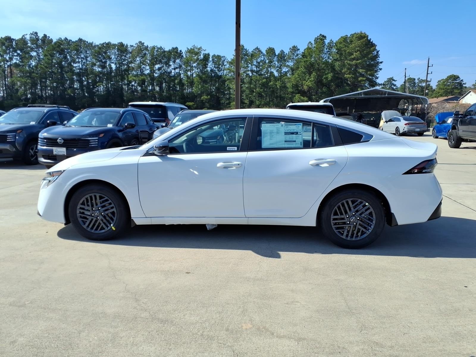 2026 Nissan Sentra SV White at Robbins Nissan